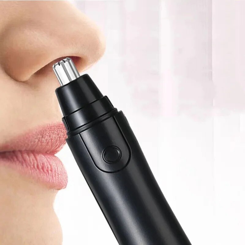 Mini Portable Stainless Steel Manual Nose Hair Trimmer Device
