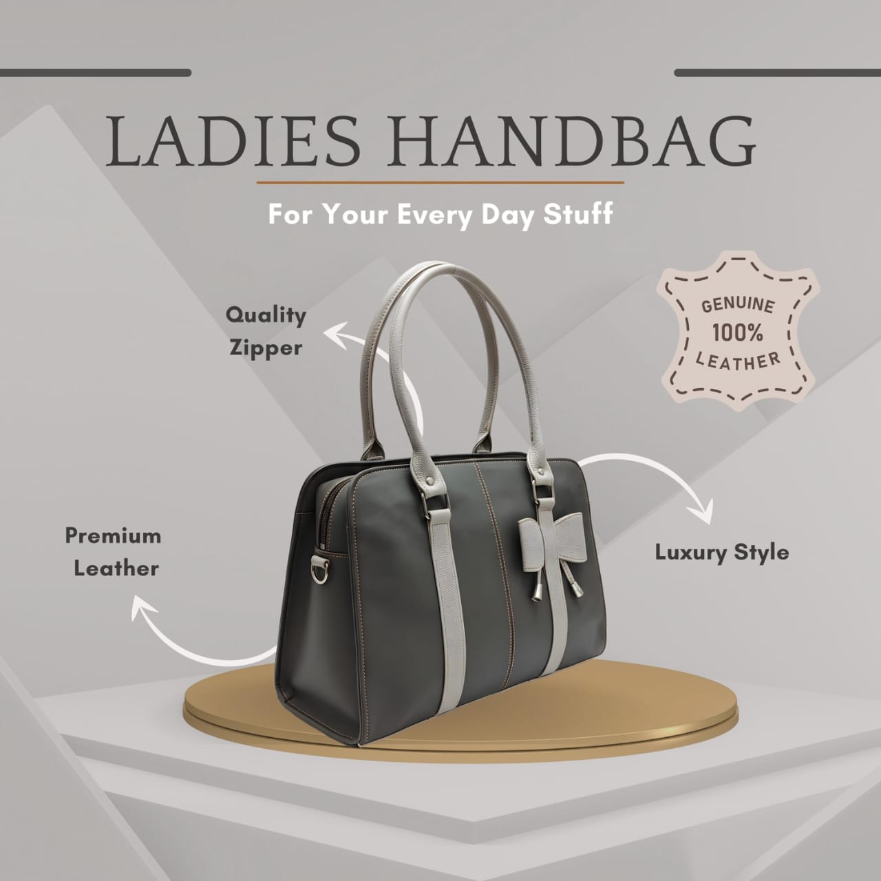 LADIES LEATHER  HANDBAG