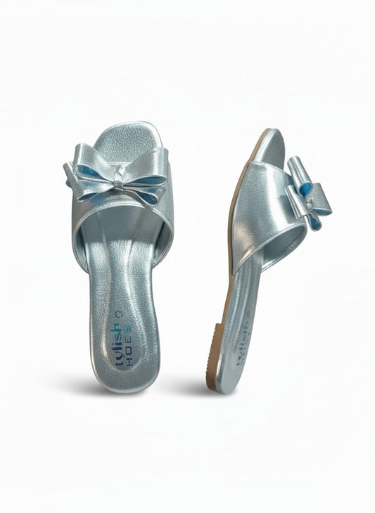 Crimson Glow Buckle Slides