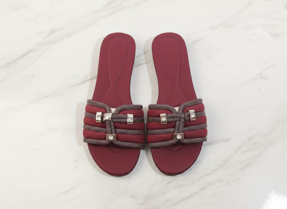 Maroon Crystal-Knot Flats